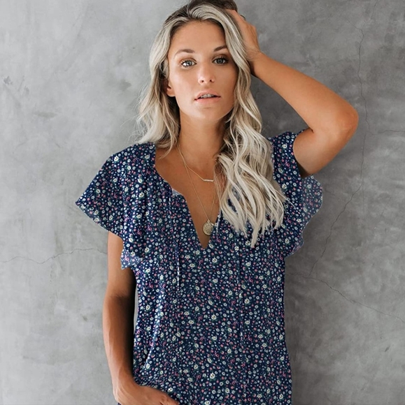 Womens Summer Blouse XXL - Picture 4 of 5